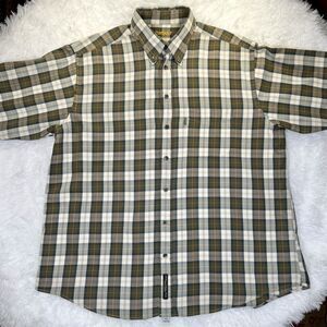 Barbour Men’s Tartan Plaid 2XL XXL Long Sleeve Button Down Shirt